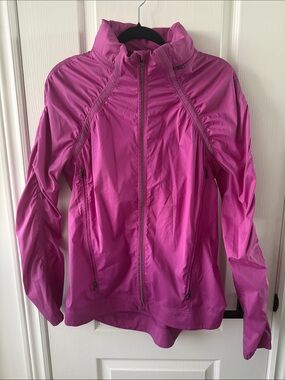Lululemon Fuscia Lightweight Active Zip-Up Jacket